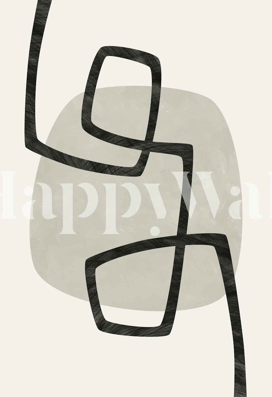 Elegant wallpaper design in a room setting