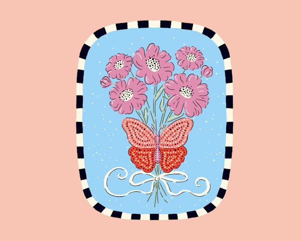 Butterfly and Blossoms