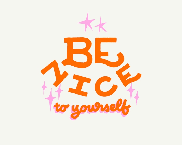 Be Nice Typography Art Wallpaper | happywall.com
