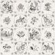 Cowboy Life Scene Tiles – Black