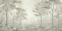 Scandinavian forest – Dusty Green wallpaper