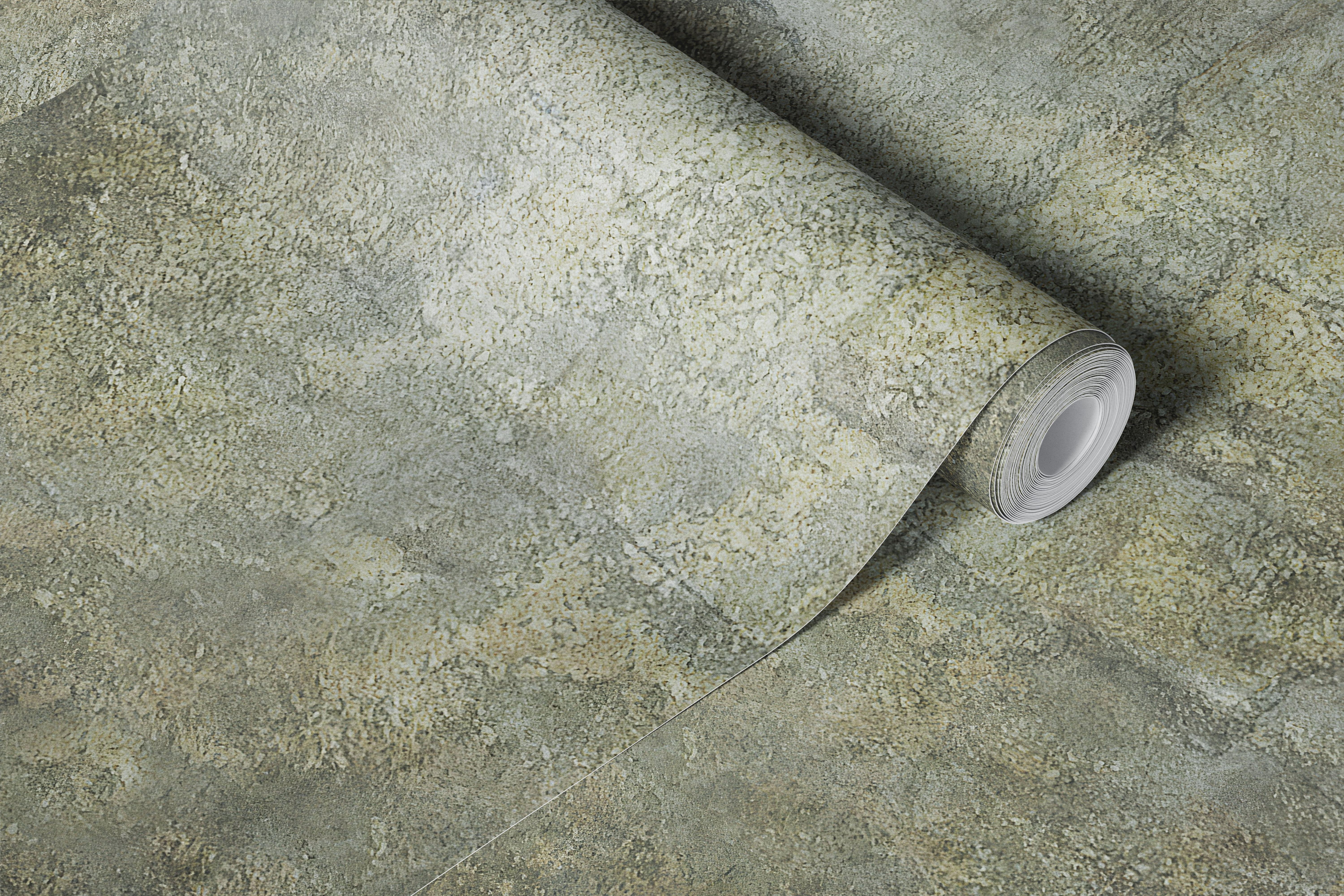 Golden Paper Collage wallpaper in a room