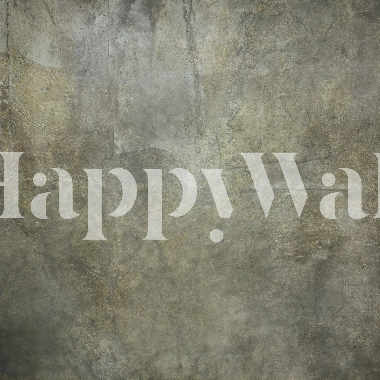 Golden Paper Collage wallpaper in a room