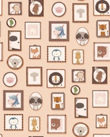 Cute Animal Portraits tapete