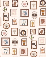 Framed Animal Friends wallpaper