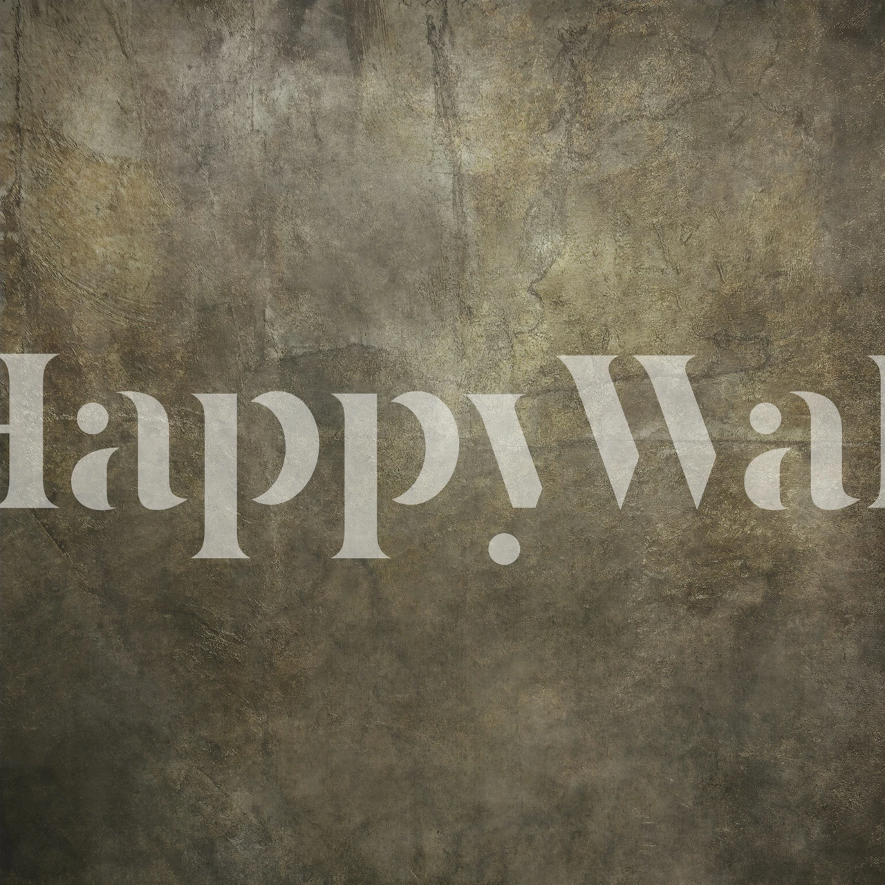 Bronze Paper Collage wallpaper in a modern room