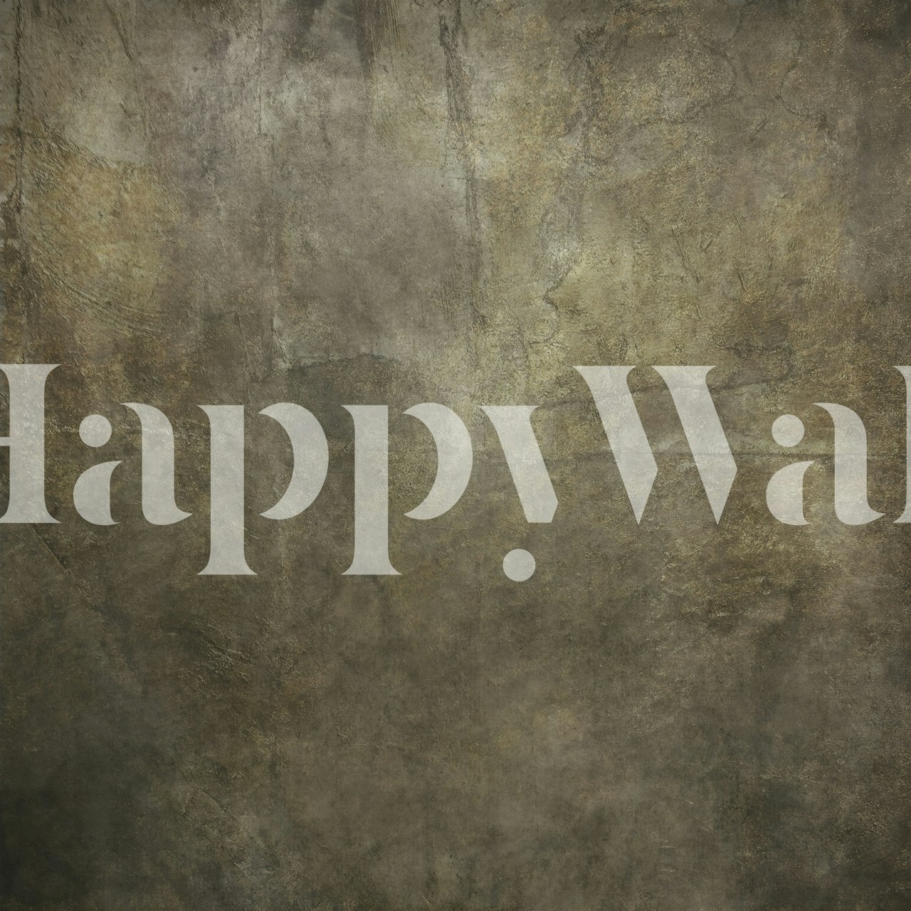 Bronze Paper Collage wallpaper in a modern room