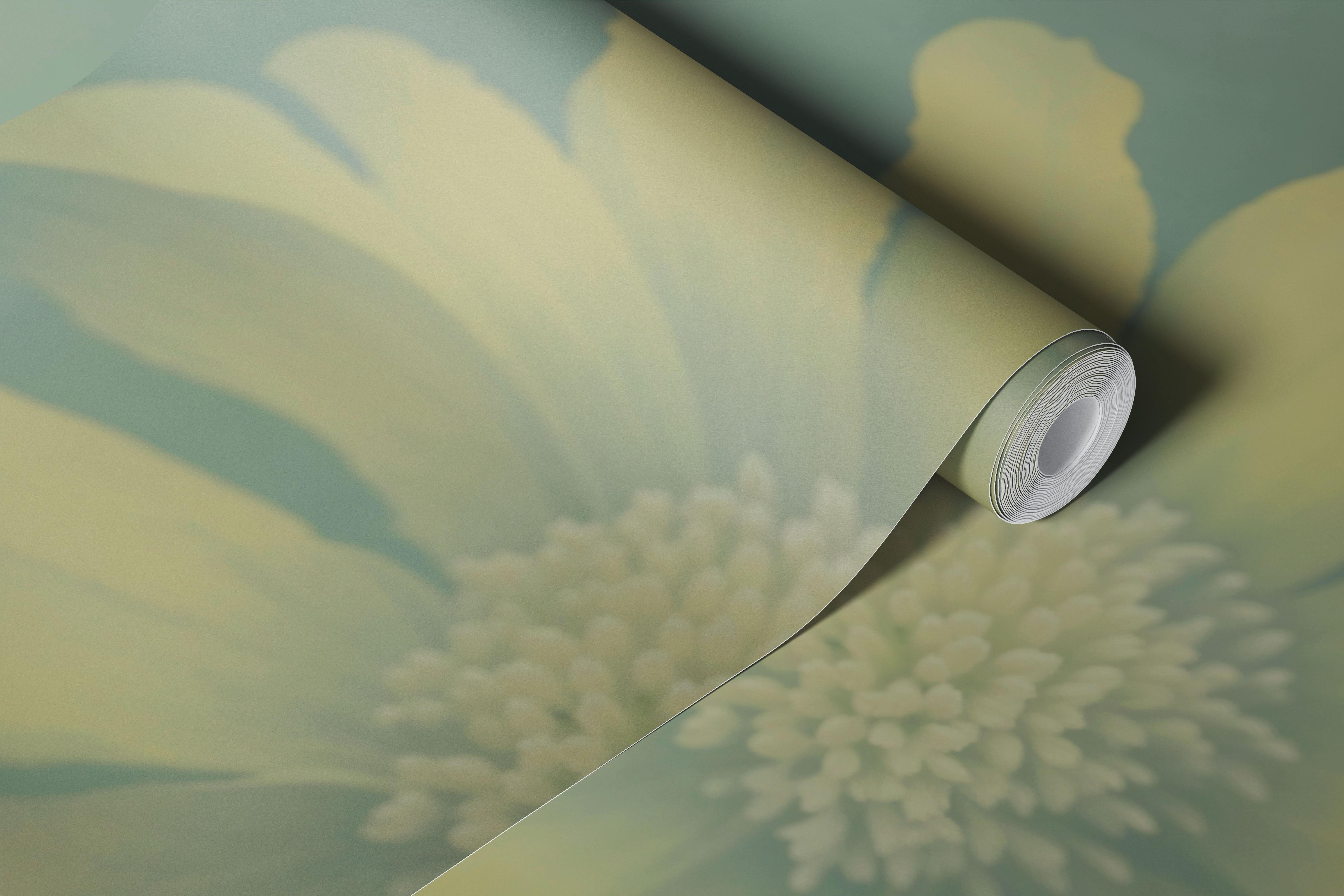 Whispering Floral Dream wallpaper in a room