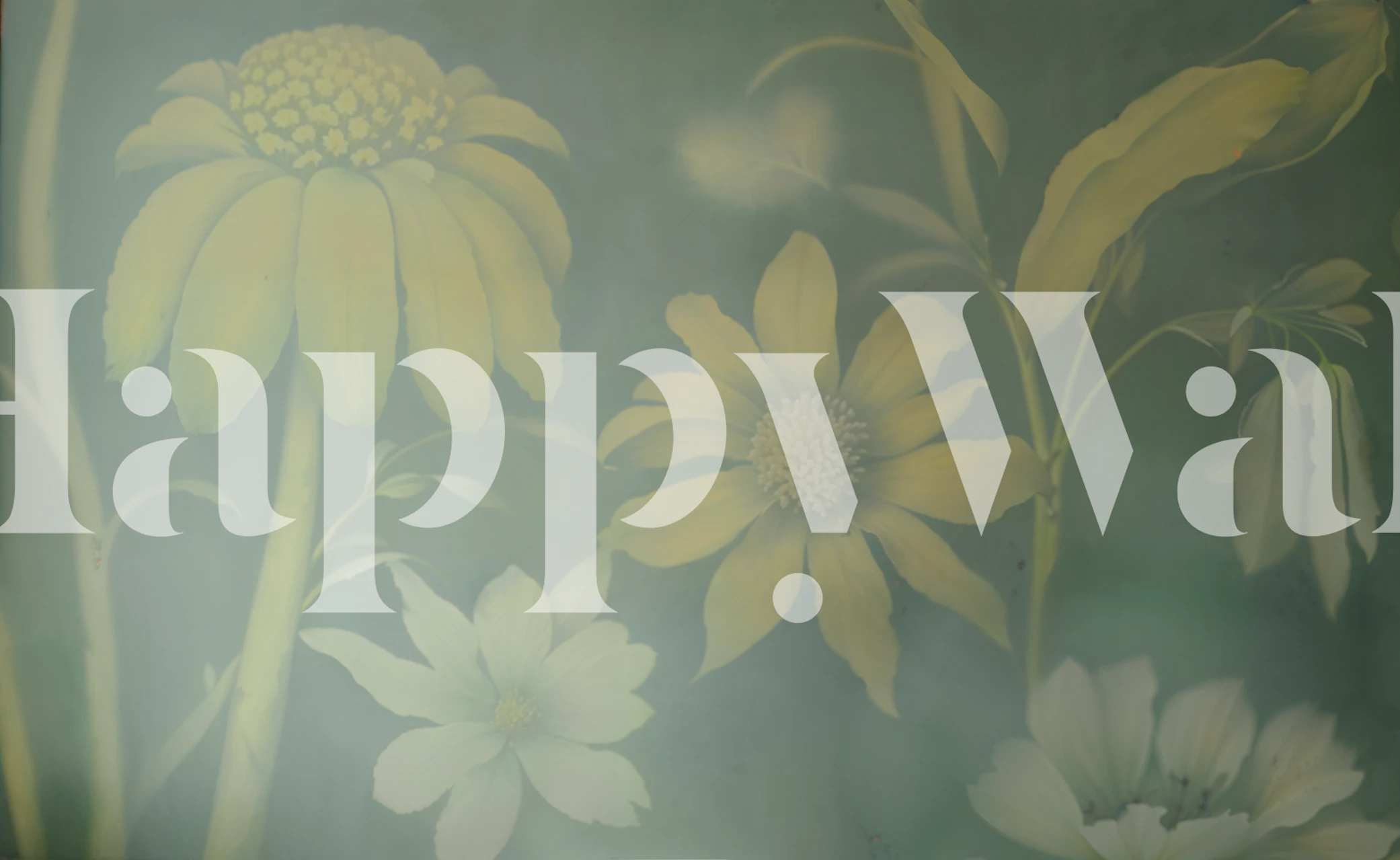 Tapeta Whispering Floral Dream v místnosti