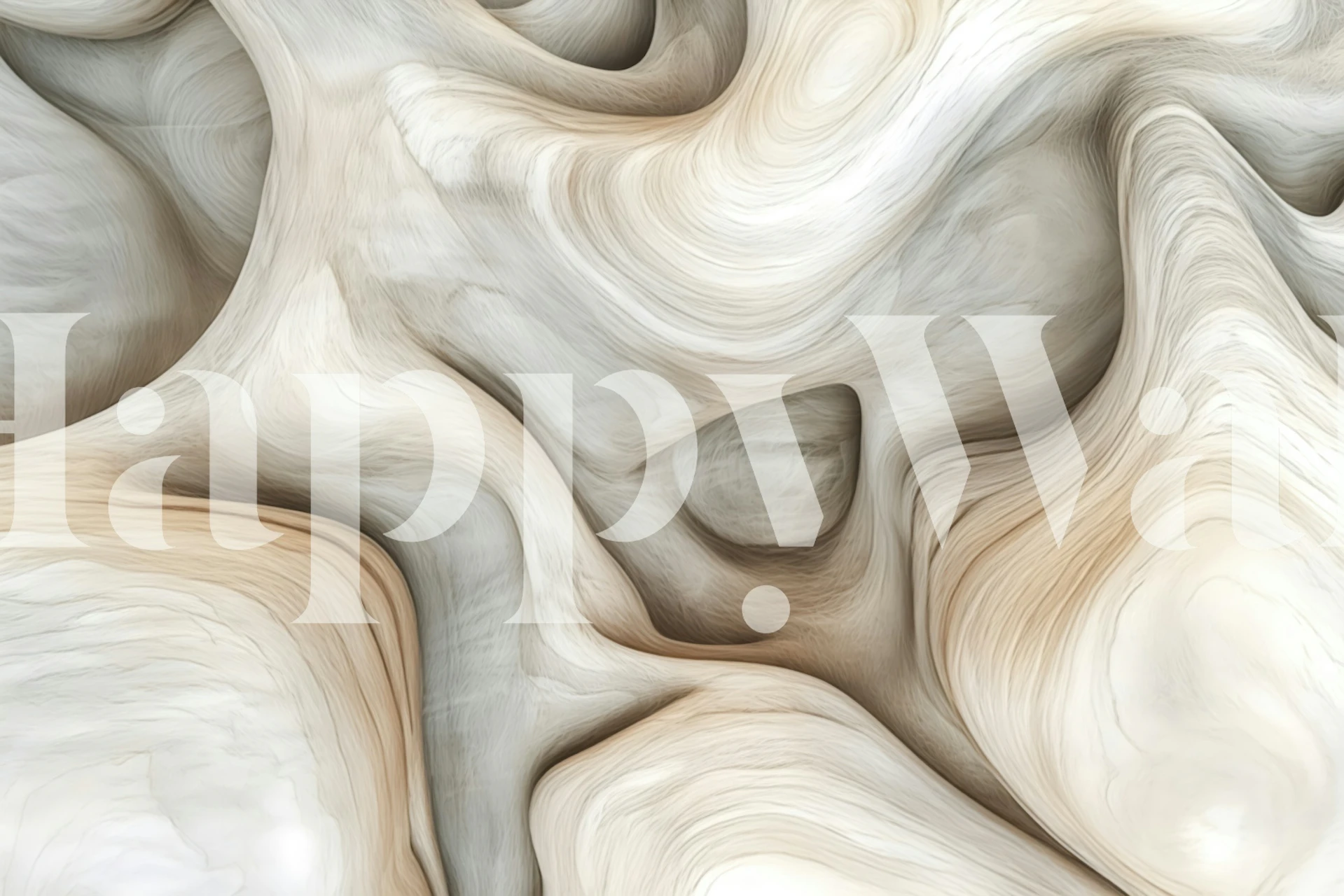 Natural Organic Drift tapetti modernissa huoneissa