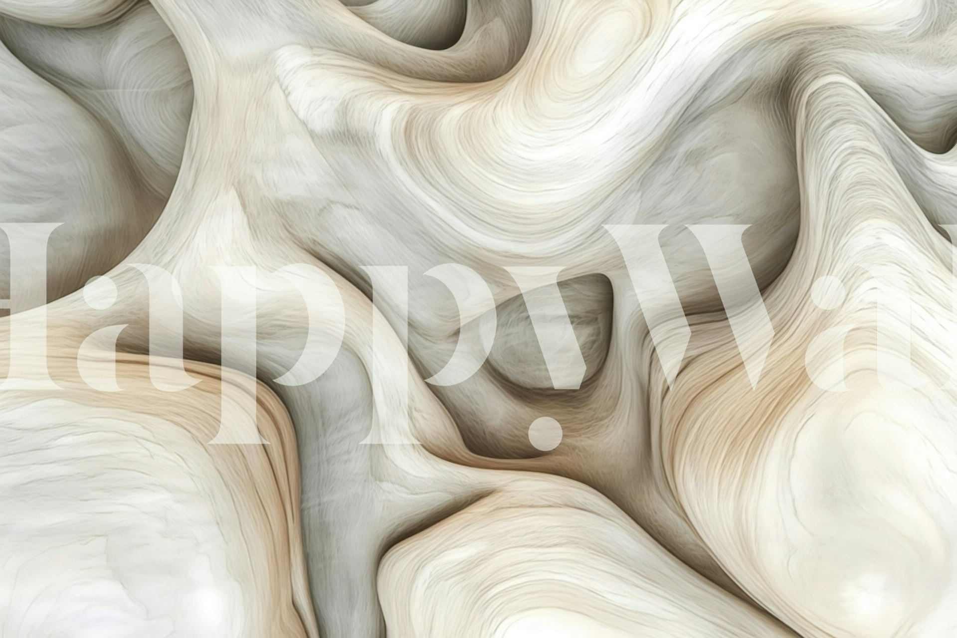 Natural Organic Drift wallpaper in a modern room