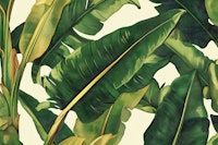 Tropical Leaves Harmony wallpaper