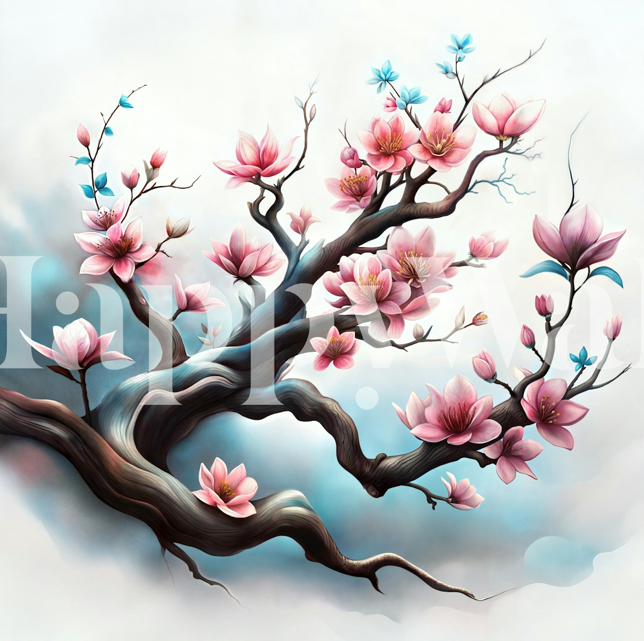 Charming Floral Dream tapetdesign