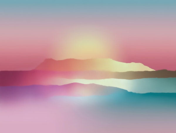 Serene Sunset Horizon