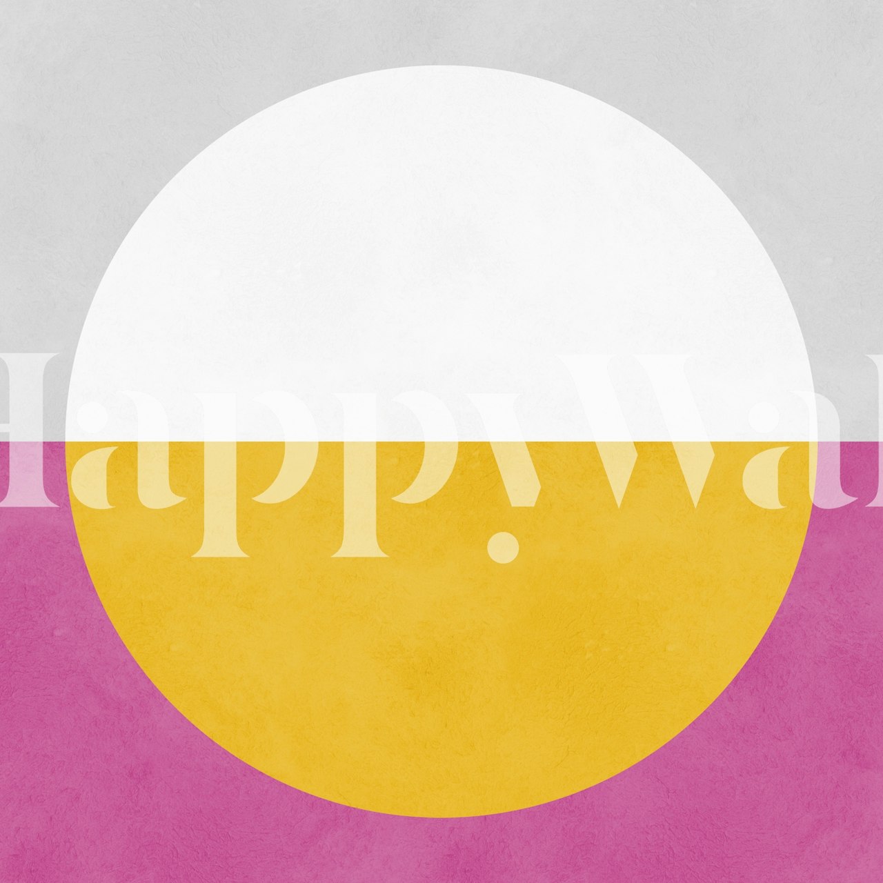 Vibrant Color Circle tapet i et rom