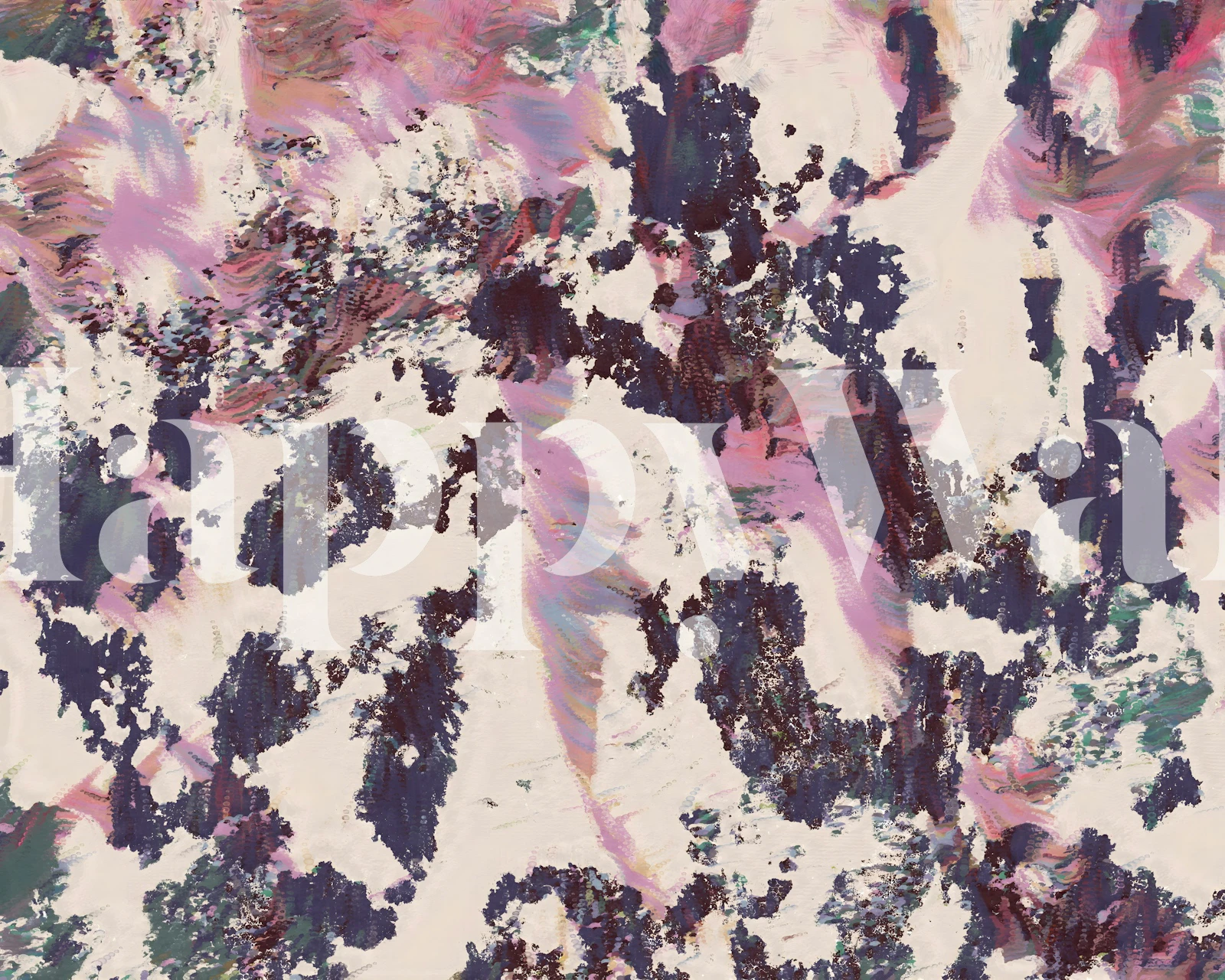 Lilac Oreos Standing Still wallpaper in a room