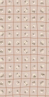 Rustic Bloom Grid tapete
