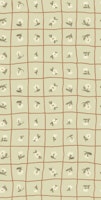 Earthy Floral Grid tapete
