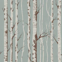 Whispering Birch Woods wallpaper
