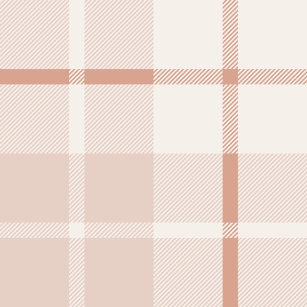 Warm Beige and Powder Pink Checkered Design