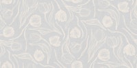 Soft tulip dance silver grey tapet