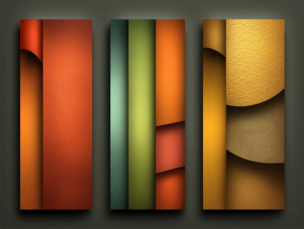 Textured Abstract Color Panels
