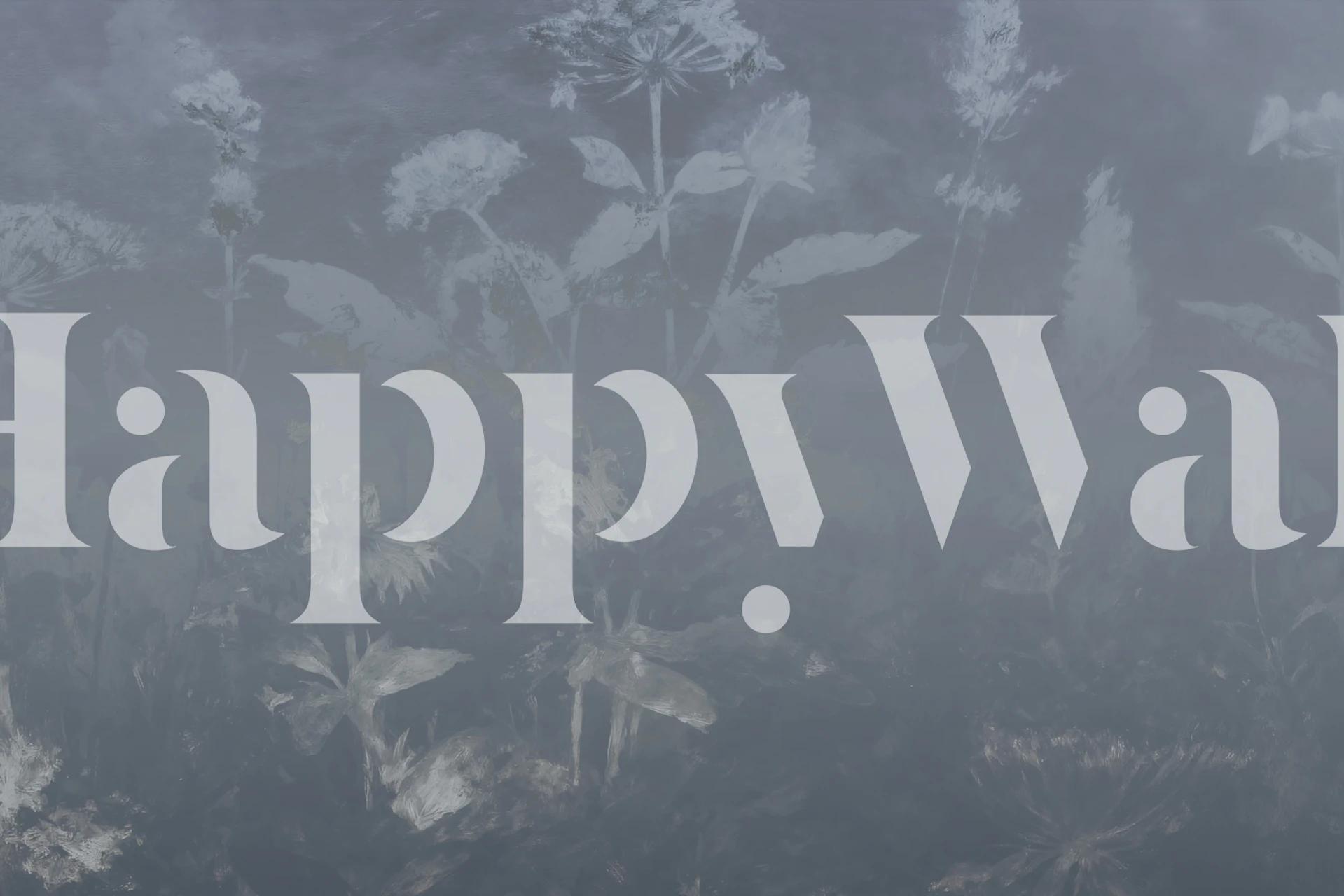 Tapeta Misty Wildflower Meadow v pokoji