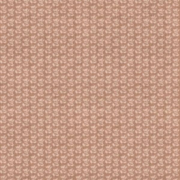 Ordered petals light terracotta floral