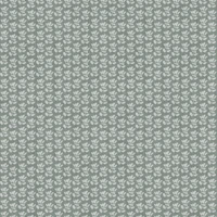 Ordered petals teal gray floral tapetit