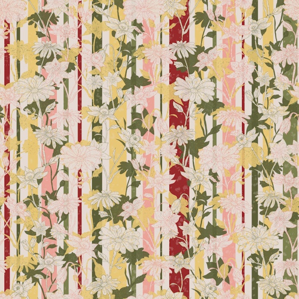 Scandinavian Wildflower Tapestry