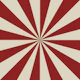 Vintage red and off white circus tent ceiling
