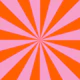 Circus tent sunburst ceiling mural red pink