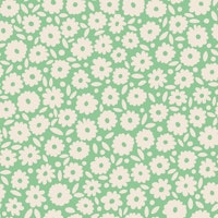 Cute Scandi Ditsy Daisy - Spring Green wallpaper