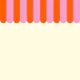 circus tent red and pink small scallop stripe