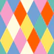 Circus harlequin maximalist bright diamond