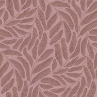 Big Bold Leaves Monochrome Brown wallpaper
