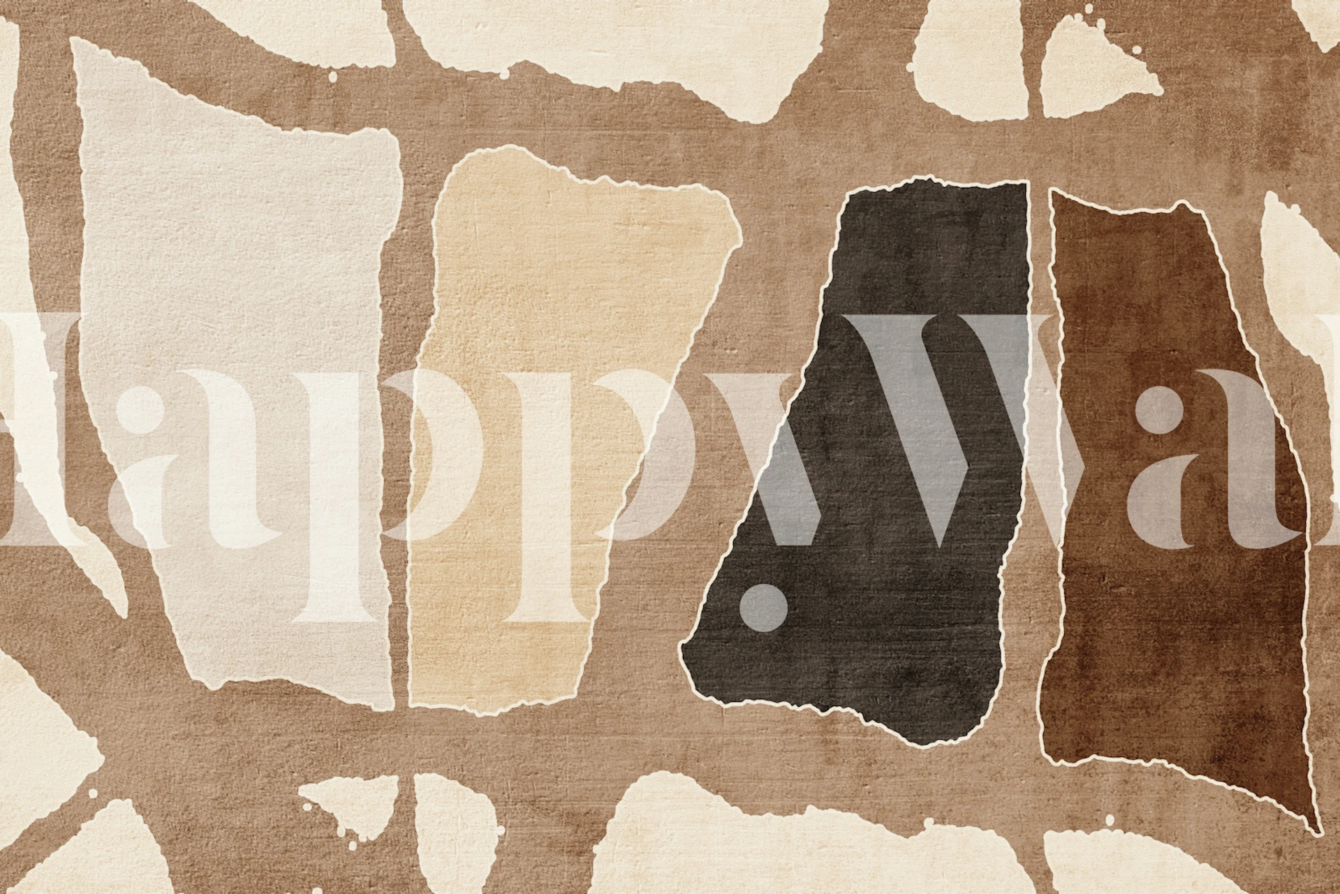 Stylish Abstract Decor papier peint dans une pièce