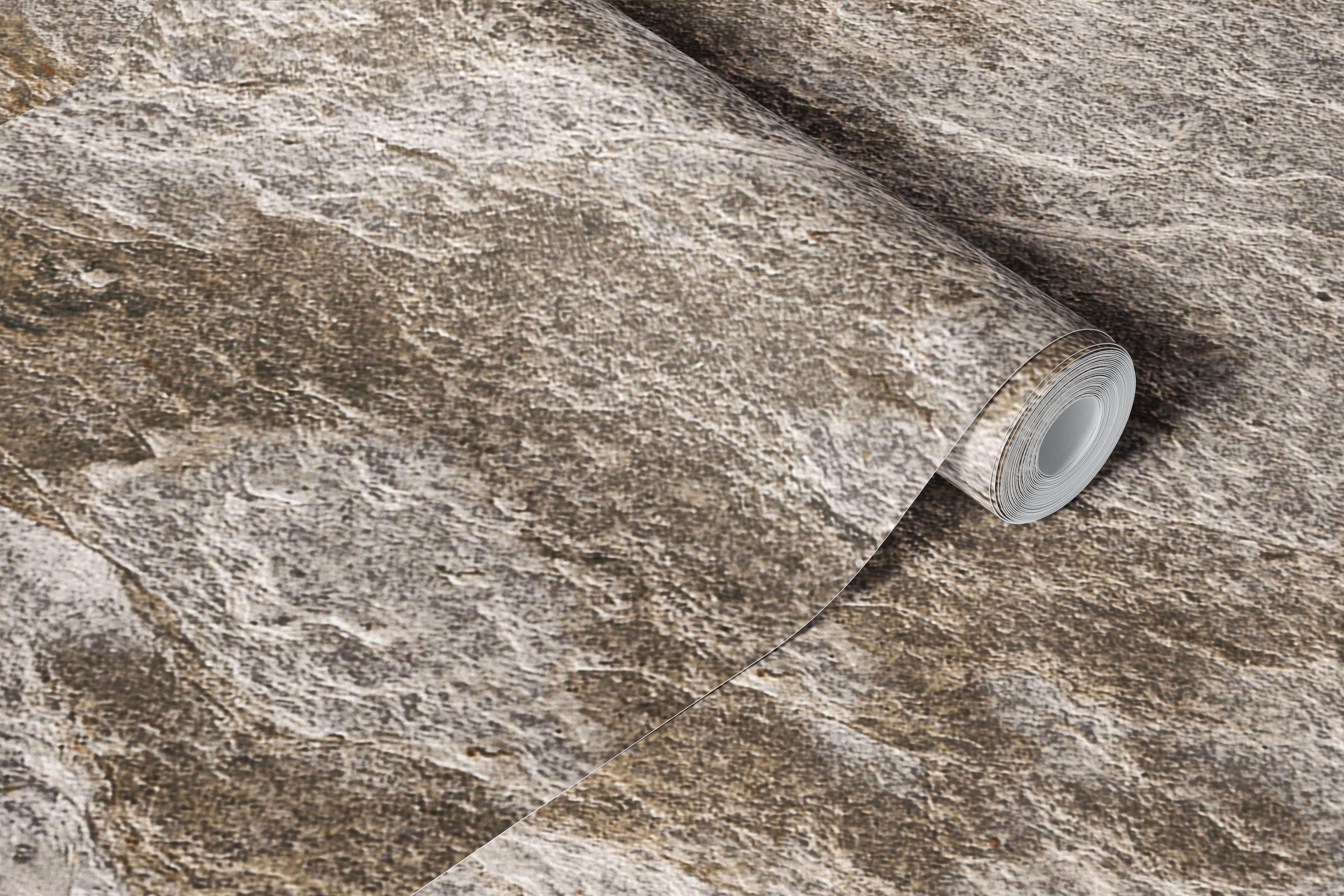 Elegant stone wall wallpaper in a room