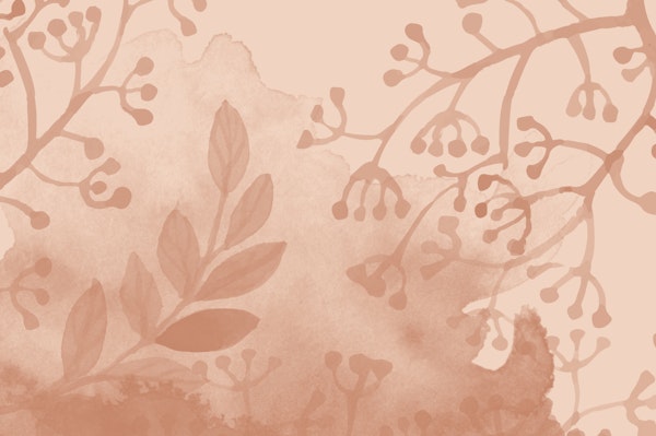 Modern Watercolor Leaf Pattern