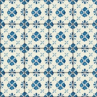 Farmhouse Classic Backsplash Blue wallpaper