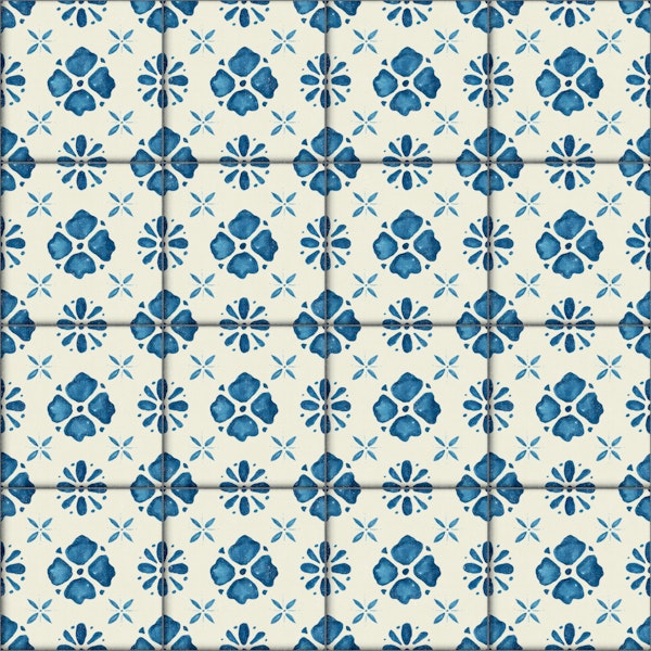 Farmhouse Classic Backsplash Blue