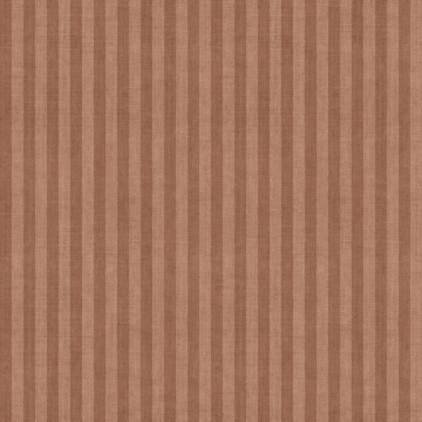 Timeless stripes warm terracotta brown