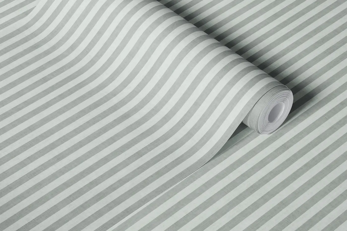 Timeless stripes teal gray wallpaper roll