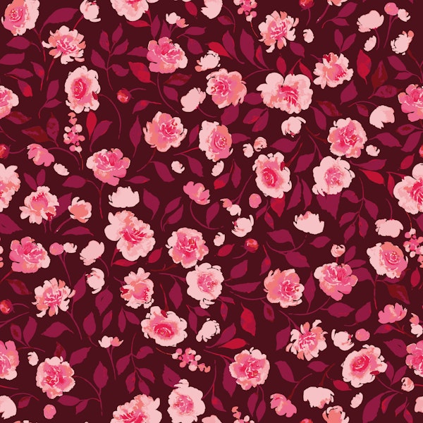 Peonies burgundy
