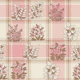 Retro prairie flowers patchwork pink
