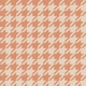 Peach Beige Houndstooth
