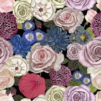 Moody Botanical Flowers behang