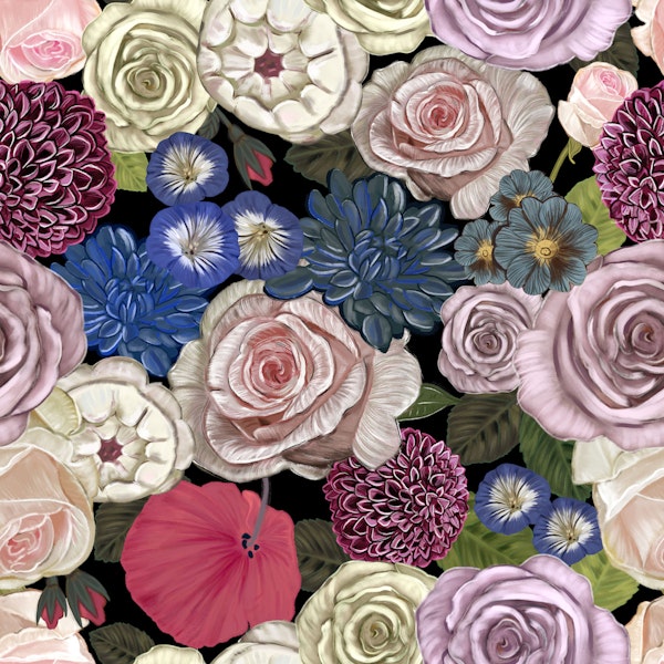 Moody Botanical Flowers