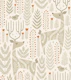 Scandi folk deer forest - beige and orange