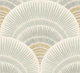 japandi feather scallops - grey sage ochre